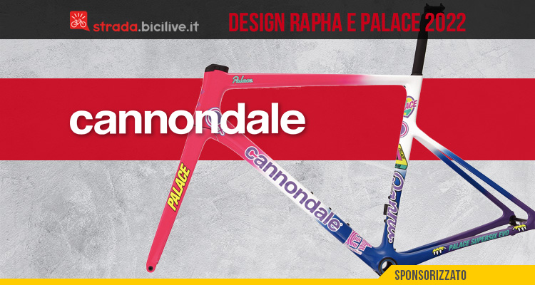 Il nuovo telaio Cannondale dal design disegnato insieme a Rapha e Palace 2022