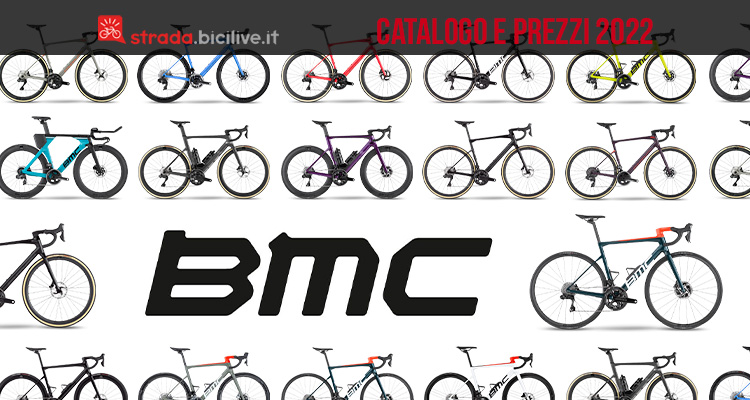 Il catalogo e i prezzi delle nuove bici BMC da strada, gravel, triathlon e pista 2022