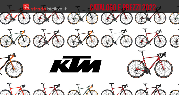 Il nuovo catalogo e i prezzi delle nuove bici da strada KTM 2022
