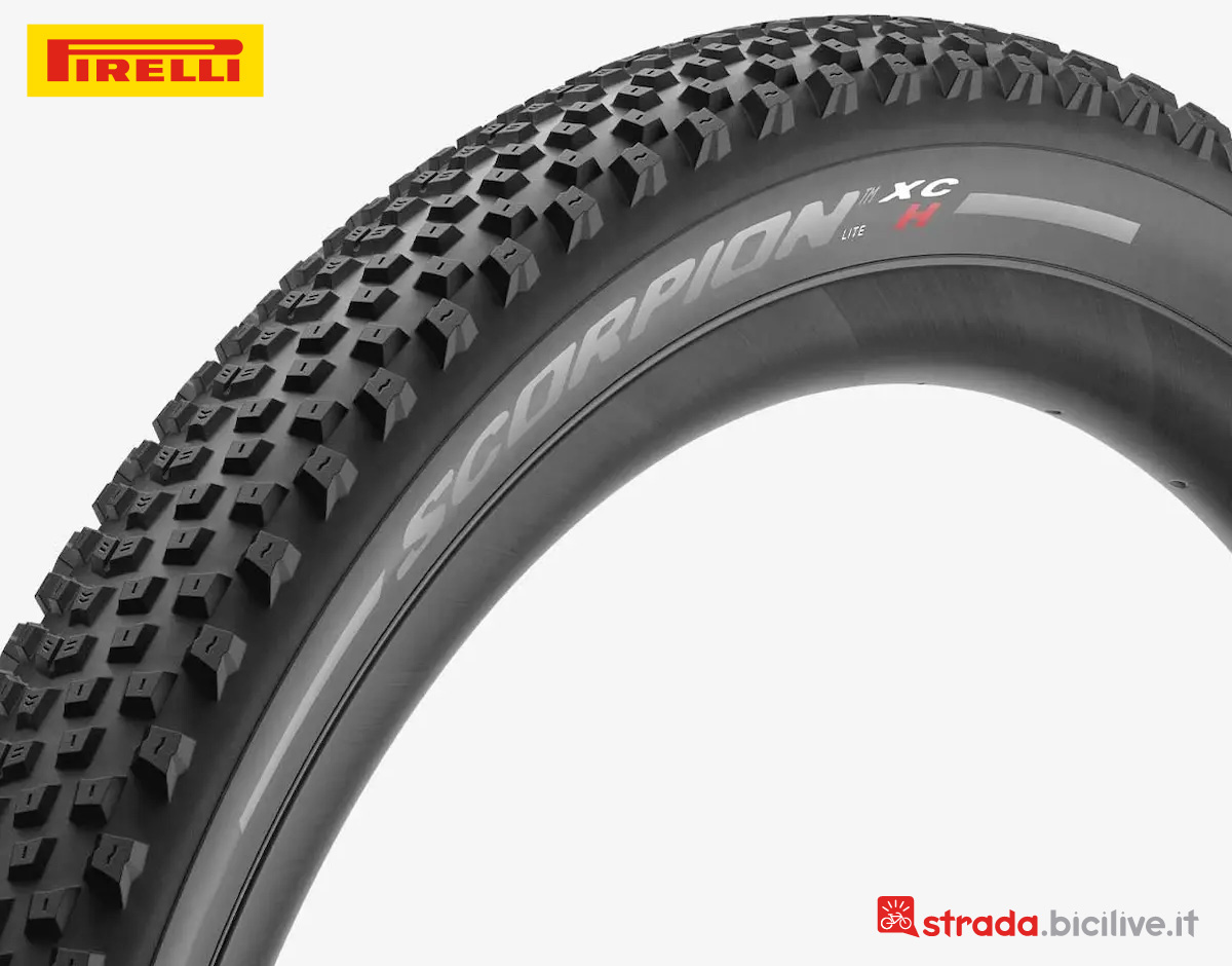 Il nuovo pneumatico per mountainbike Pirelli Scorpion XC H 2022