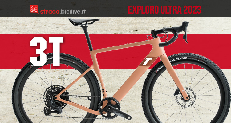 La nuova bicicletta gravel 3T Exploro Ultra 2023