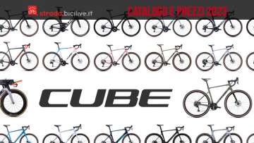 Il catalogo e i prezzi delle nuove biciclette da corsa, gravel, triathlon e ciclocross Cube 2023