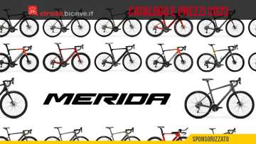Il catalogo e i prezzi delle bici da corsa, gravel e crono Merida 2023