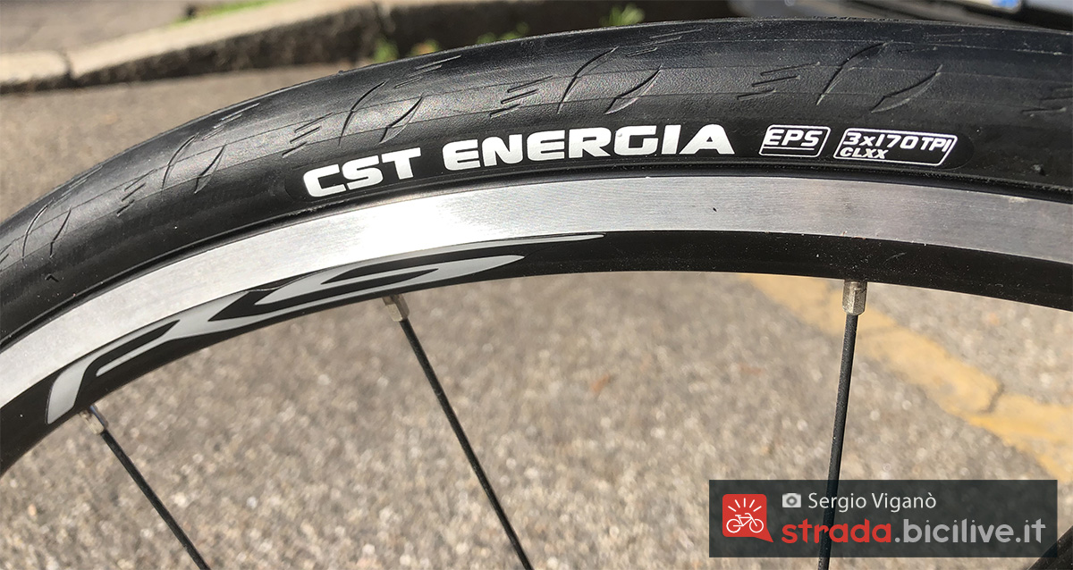Il nuovo pneumatico per bici da corsa CST Energia 2023