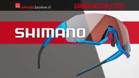 La nuova gamma Shimano di occhiali per il ciclismo su strada 2023